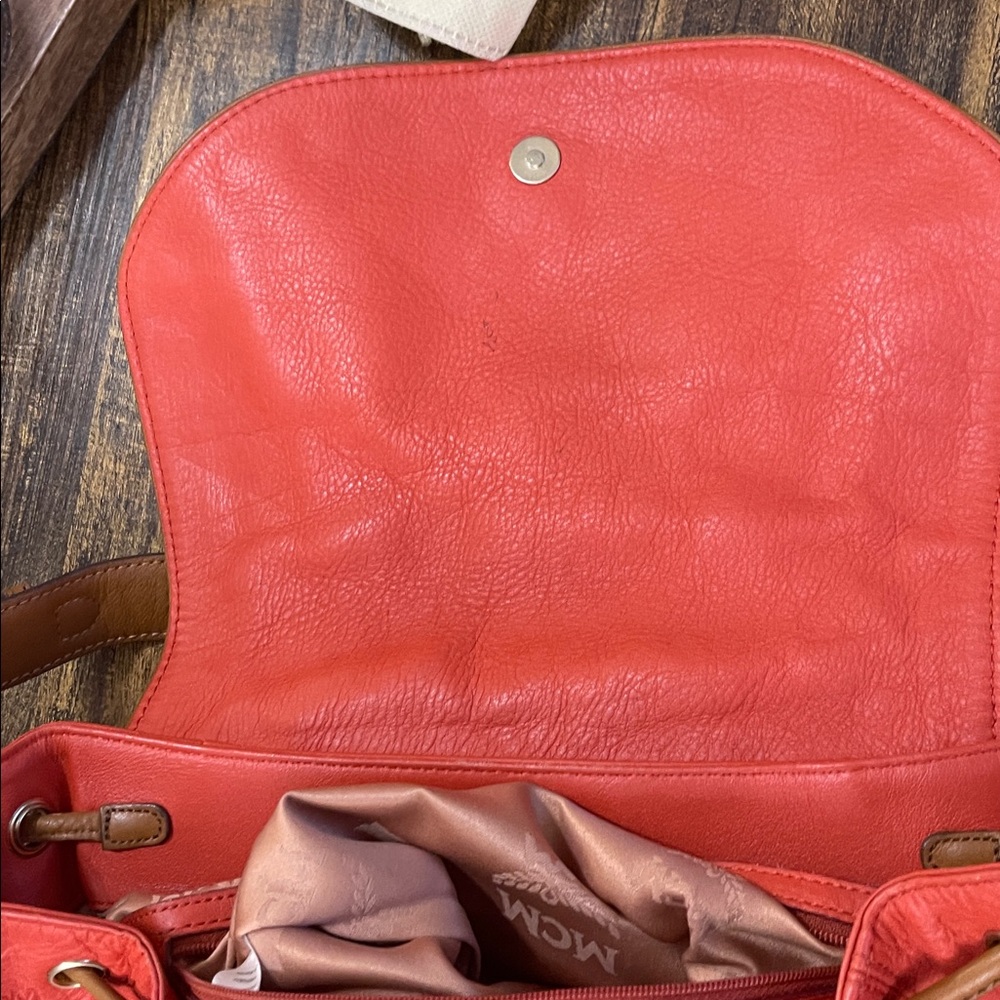 MCM Monogram Embossed Two Way Bag - Picture 8 of 8